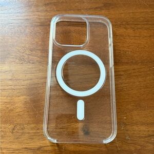 Clear iPhone 15 pro case